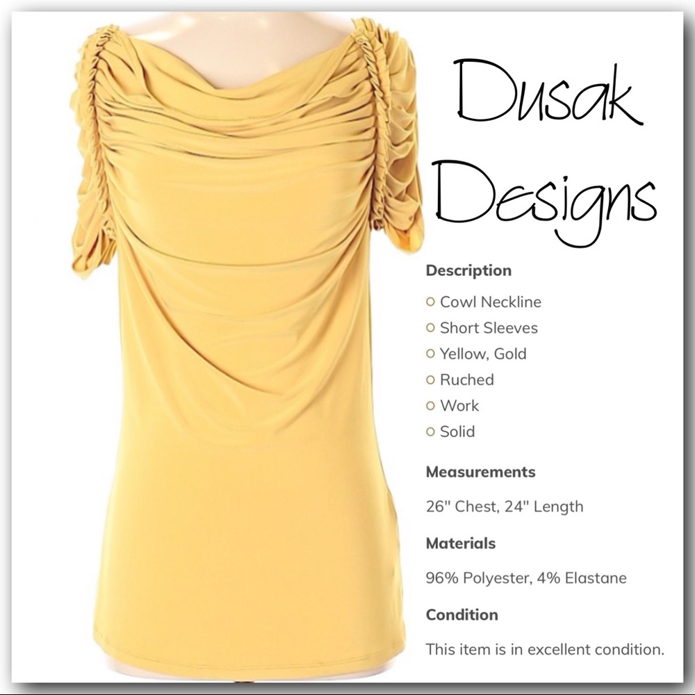Classy Dusak Designs Top - Slinky and Stylish